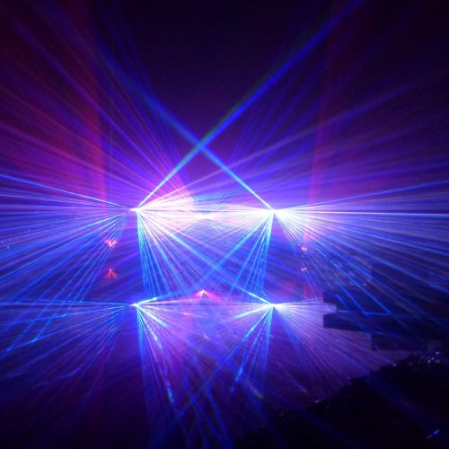 Lasershow für Volksbank Rastede