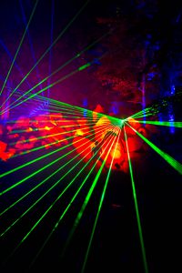 Lasershow Felsenmeer in Flammen