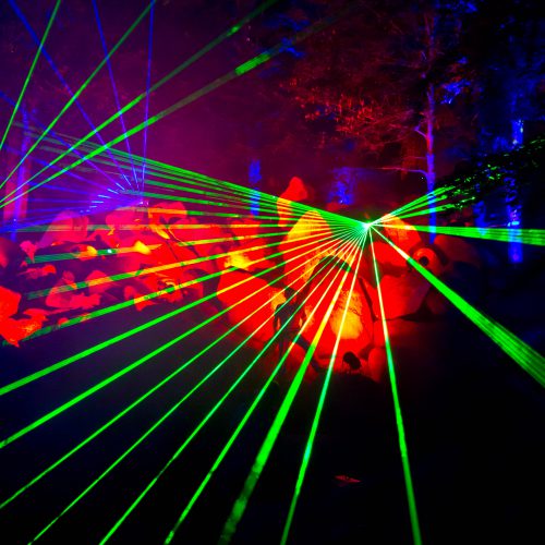 Lasershow Felsenmeer in Flammen