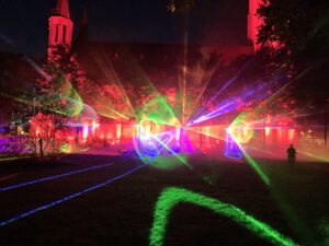 Lasershow bei der Night of Light